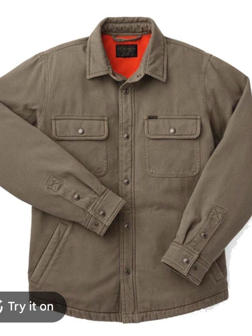Filson Fleece Lined Jac-Shirt XL